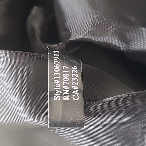 NWOT new Victoria's Secret Black Fringe BackPack Limited Edition W/ Drawstrings - Picture 12 of 12